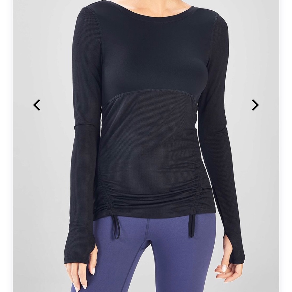 Fabletics Cashel Scoop Back Long Sleeve Top